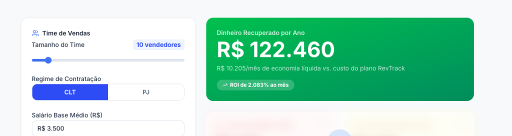 Calculadora de comissionamento
